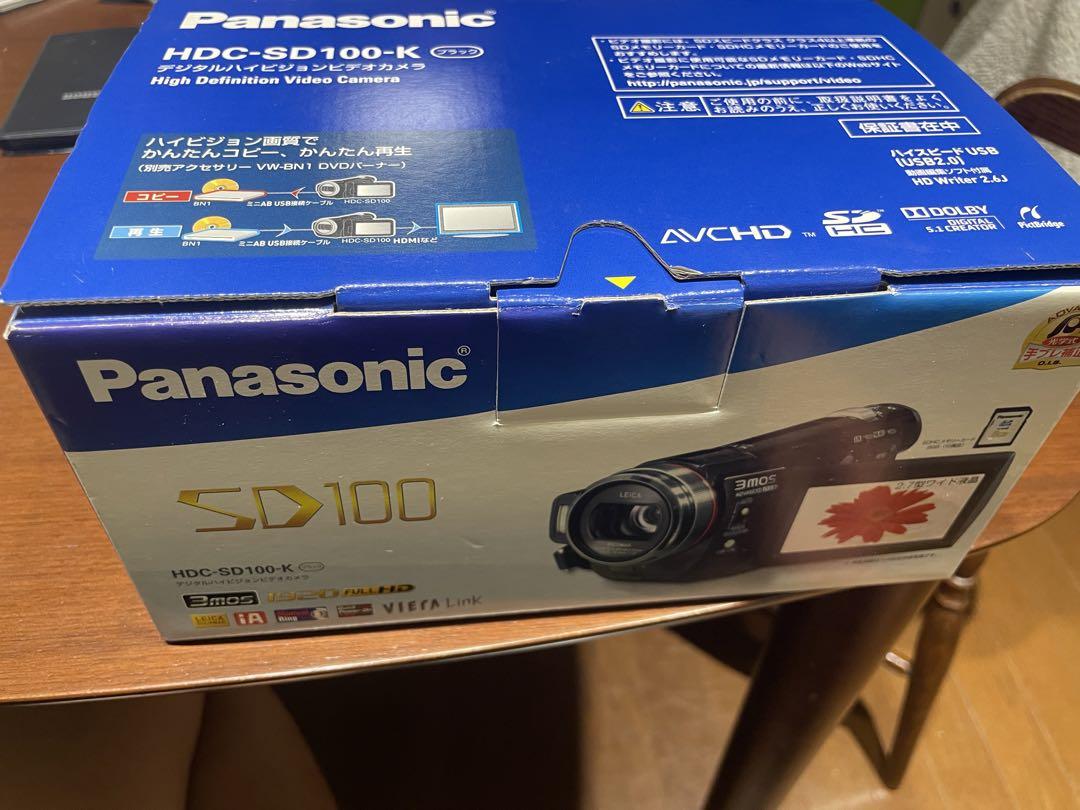 Panasonic デジタルハイビジョンビデオカメラ HDC-SD100-K