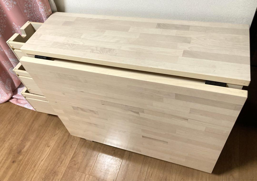 「送料込」IKEA NORDEN 折りたたみダイニングテーブル ノールデン
