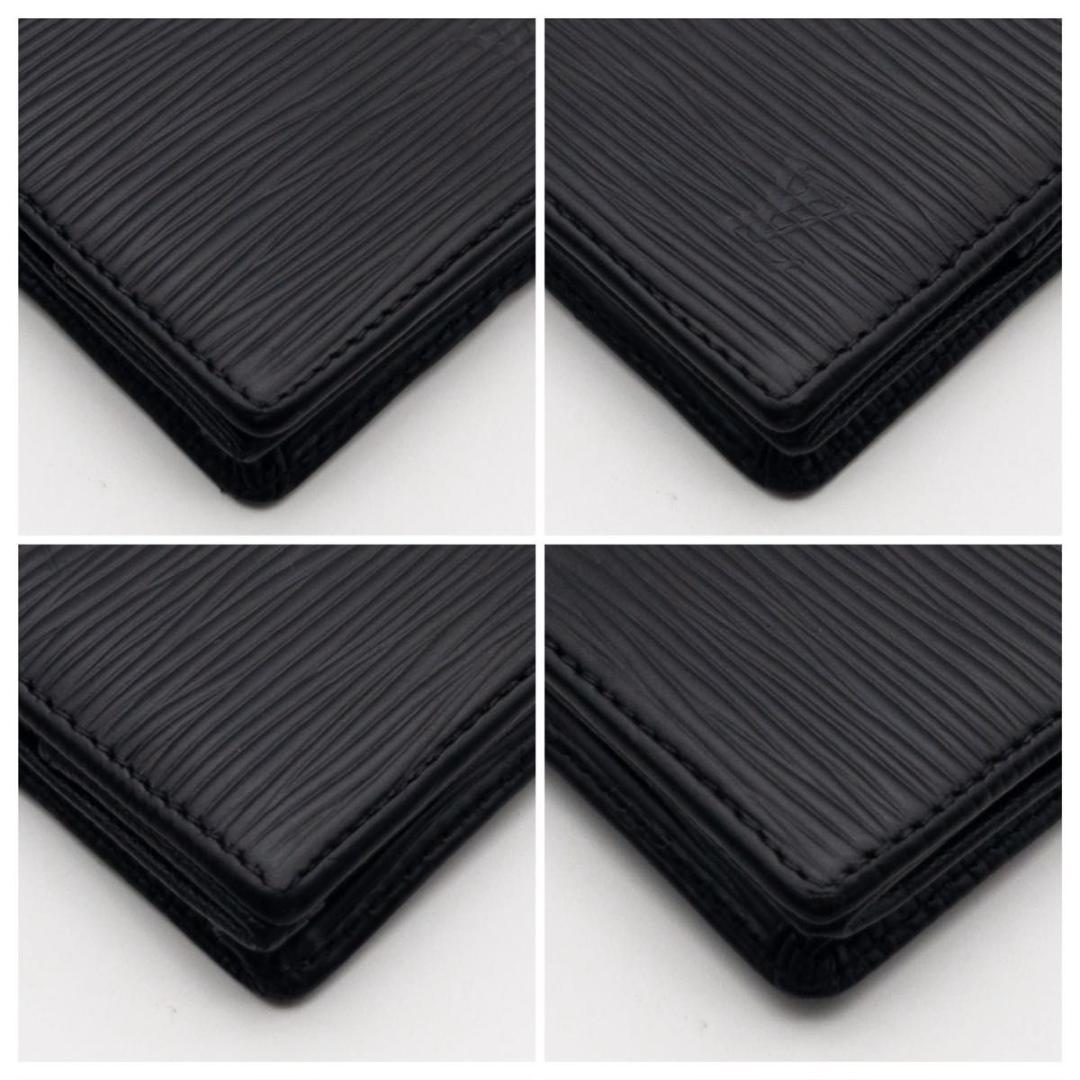 【極美品】ルイヴィトン　ポルトモネボワット　エピ　コインケース　小銭入れ　黒