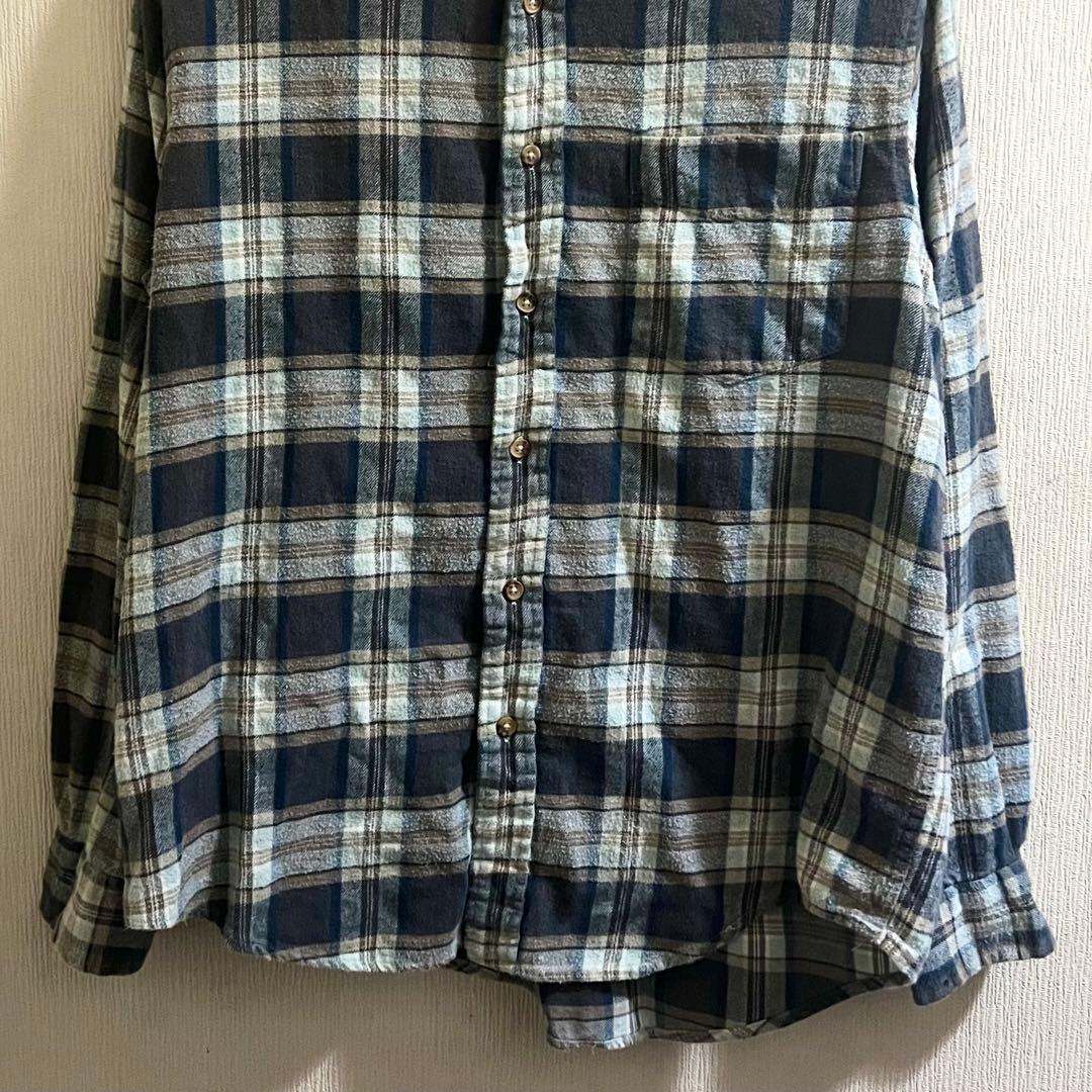 80s' ARROW アロー フランネル チェック シャツ Lサイズ 80s' ARROW アロー フランネル チェック シャツ Lサイズ