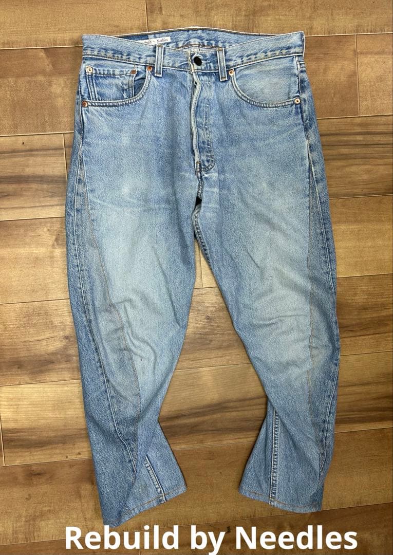 Rebuild by Needles ライトブルーデニム 32
