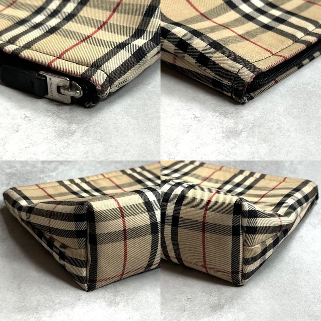 BURBERRY バーバリー ノバチェックミニバッグ ベージュ ブラック