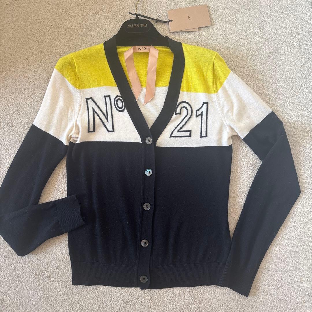 N°21 カラフルニットカーディガンM N°21