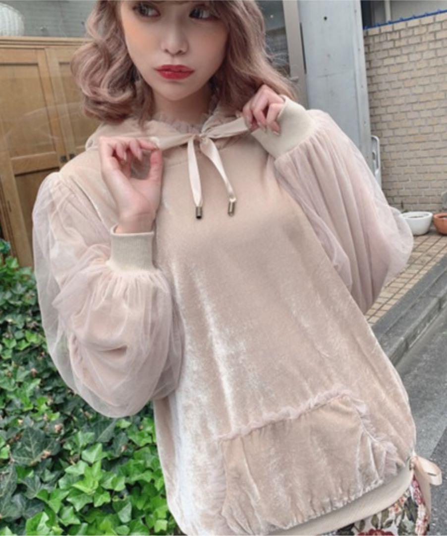 swankiss スワンキス パーカー チュール ベージュ イートミー - メルカリ swankiss スワンキス パーカー チュール ベージュ イートミー - メルカリ
