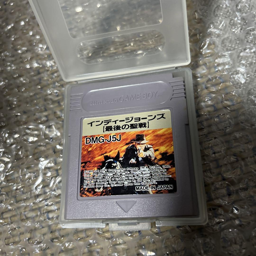 ゲームボーイ　インディー・ジョーンズ 最後の聖戦 DMG-J5J
