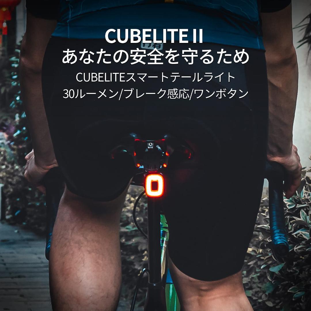 IPX5防水 USB充電式 高輝度 自転車テールライト スマートブレーキ感応
