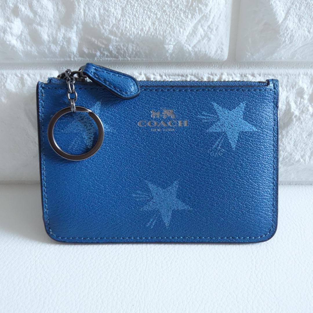 店舗良い 美品 COACH コーチ 小銭入れ コインケース キーリング付 - メルカリ 小物