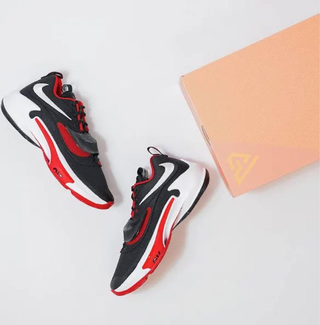 Nike zoom freak 3ブラック/レッド 即日発送！