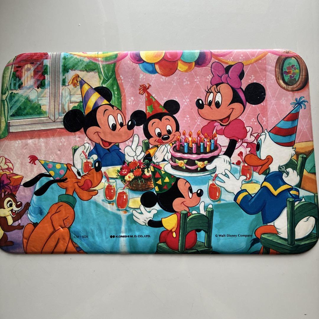希少 当時物ディズニーミッキー ミニー ランチョンマット 大西