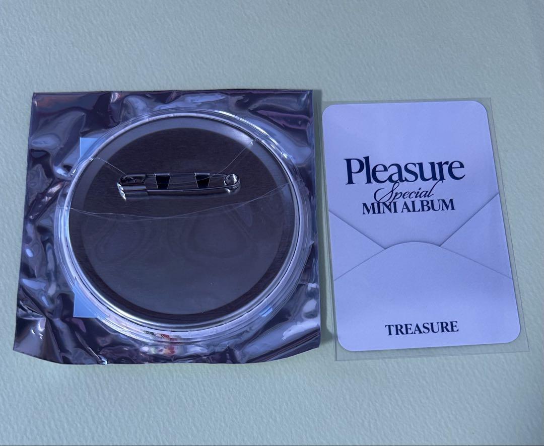 TREASURE ドヨン トレカ 缶バッジ - メルカリ