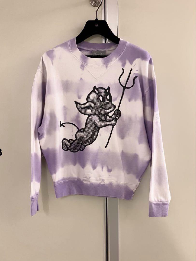 〓AshLey WILLIAMS〓 PURPLEタイダイ デビル スウェット AshLey WILLIAMS】 PURPLEタイダイ デビル スウェット - メルカリ