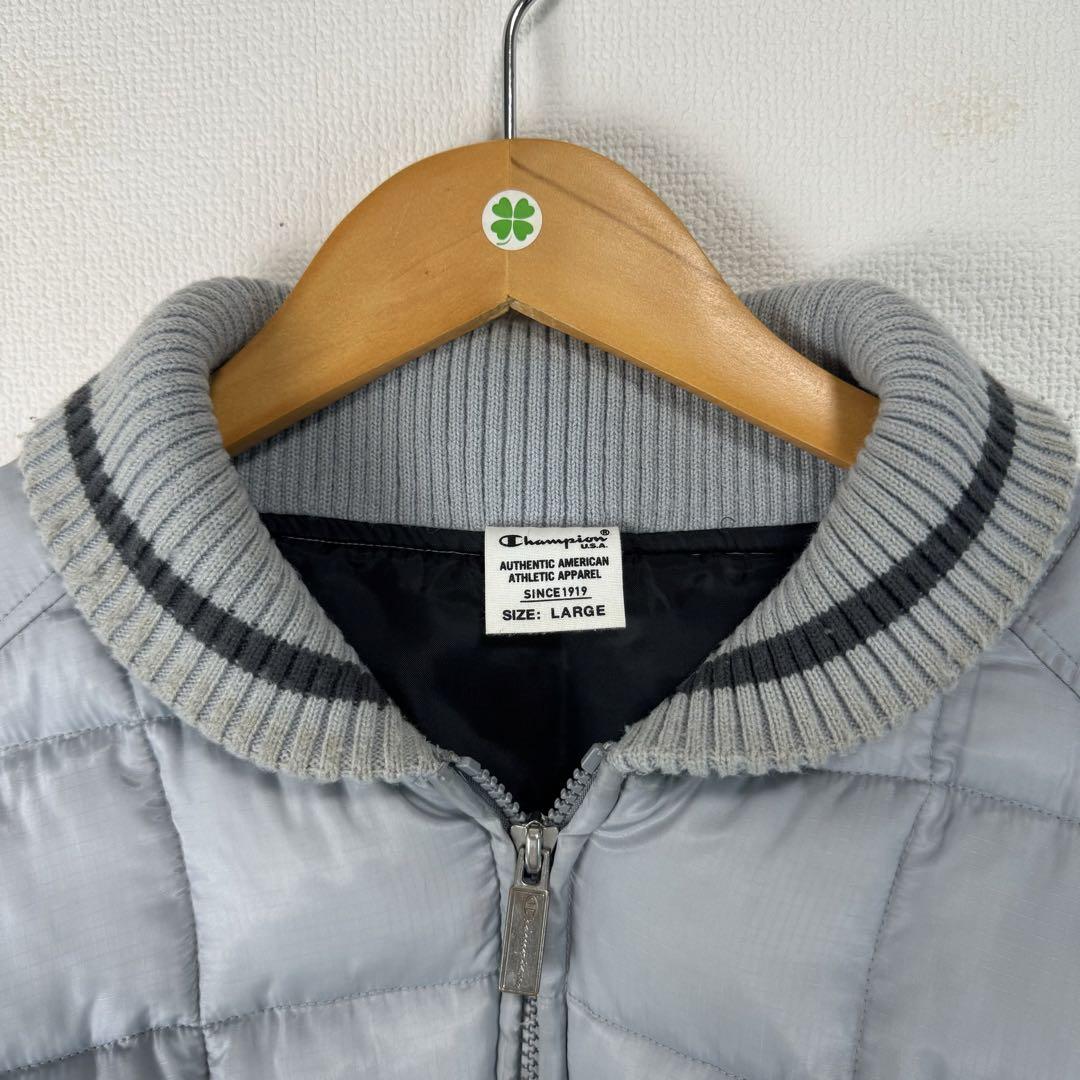 champion チャンピオン　アースカラー　コットン　ダウンジャケット　古着