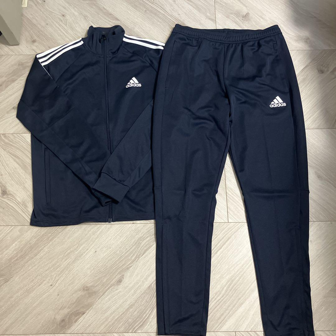 adidas アディダス TIRO モデルネイビー 上下セット　サイズXL 美品⭐︎adidas アディダス ジャージ上下 ネイビー XLサイズ