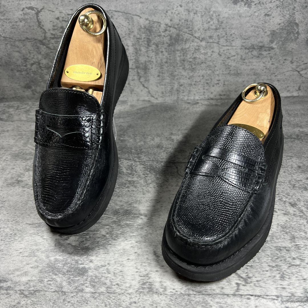良品【SEBAGO×エンジニアドガーメンツ】（27.5）ローファー ブラック