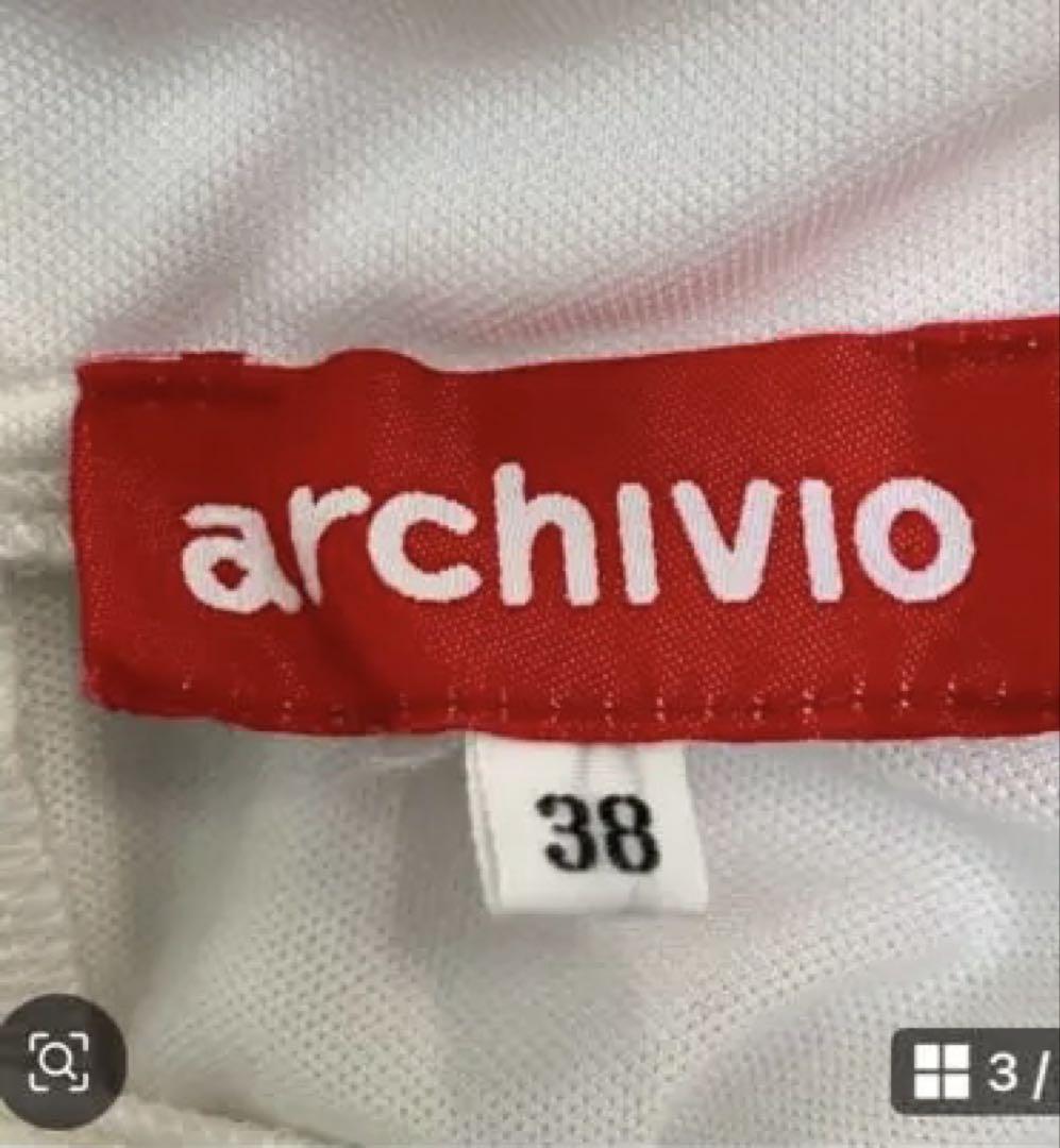archivio レディースシャツ 38 ホワイト