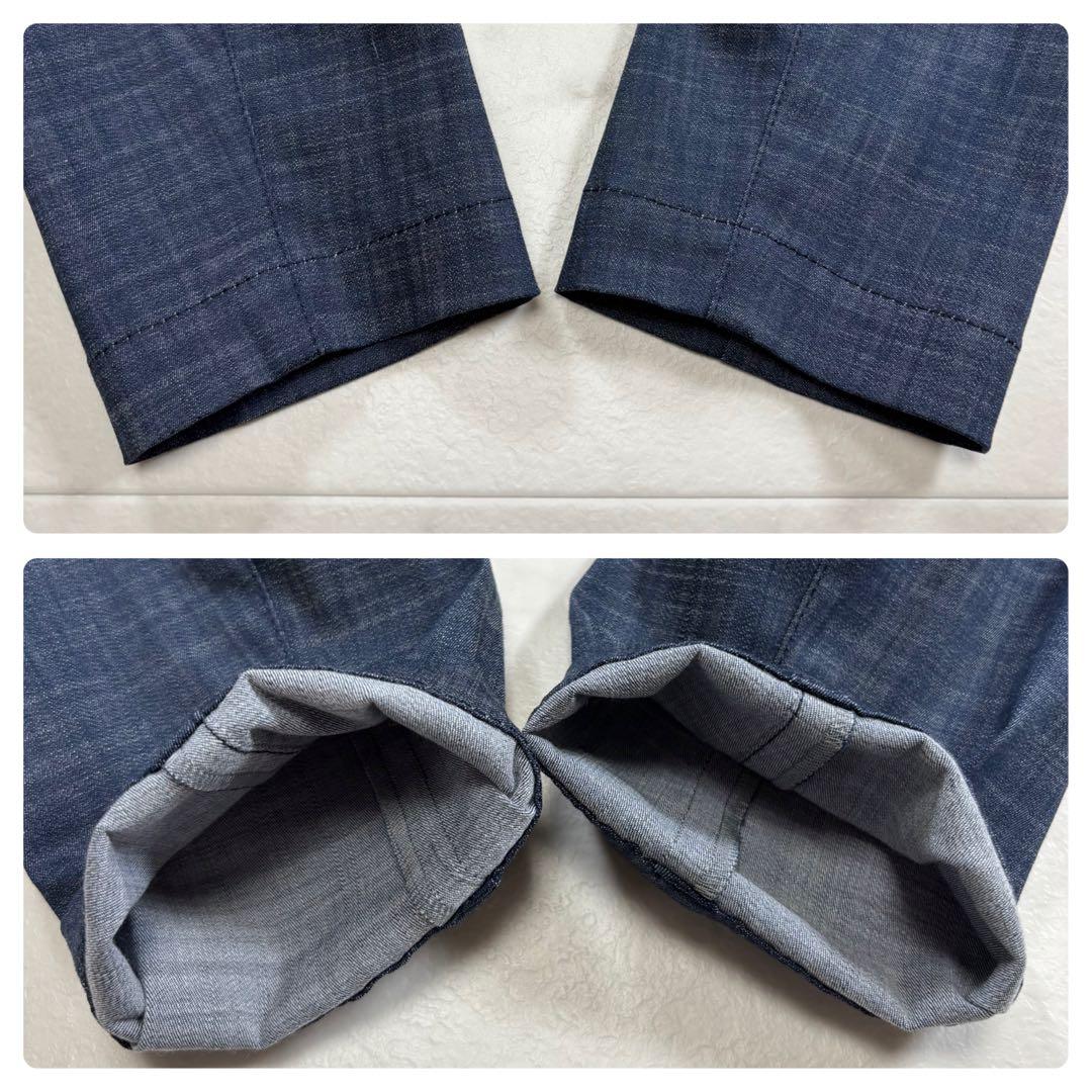 【新品】キース 洗える テーラードジャケット デニム 紺 ブルー 40 mdprevattcaulkingandwaterproofing.com