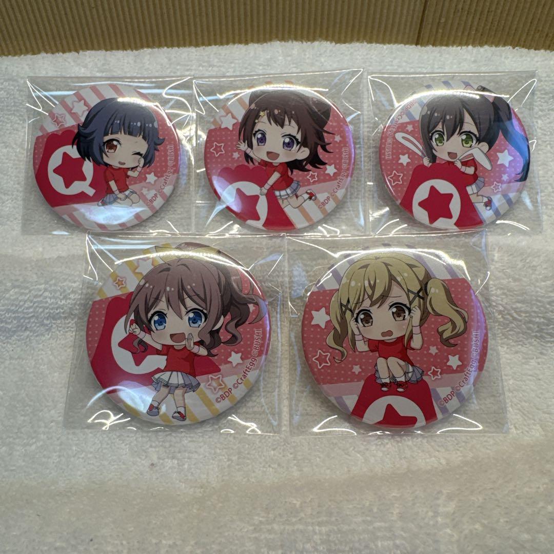 バンドリ 秋葉原ゲーマーズ 限定 缶バッジ ポピパ Poppin’Party BanG Dream!10周年記念スペシャルフェア in ブシロードストア