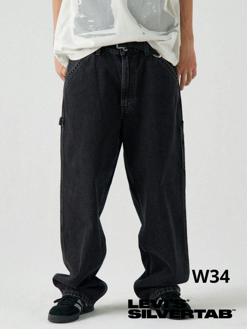 LEVI'S SILVERTAB カーペンター シルバータブ ブラック w34