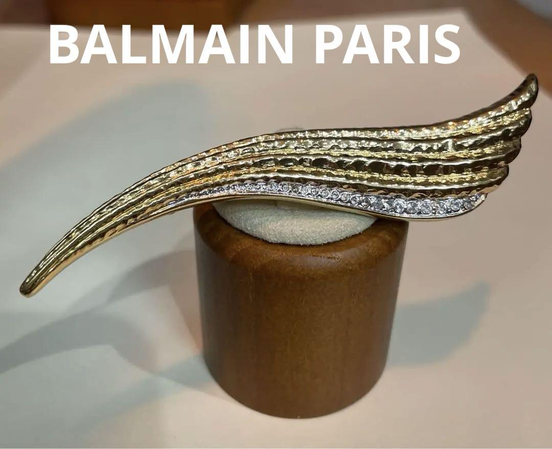 BALMAIN PARIS ゴールドブローチ