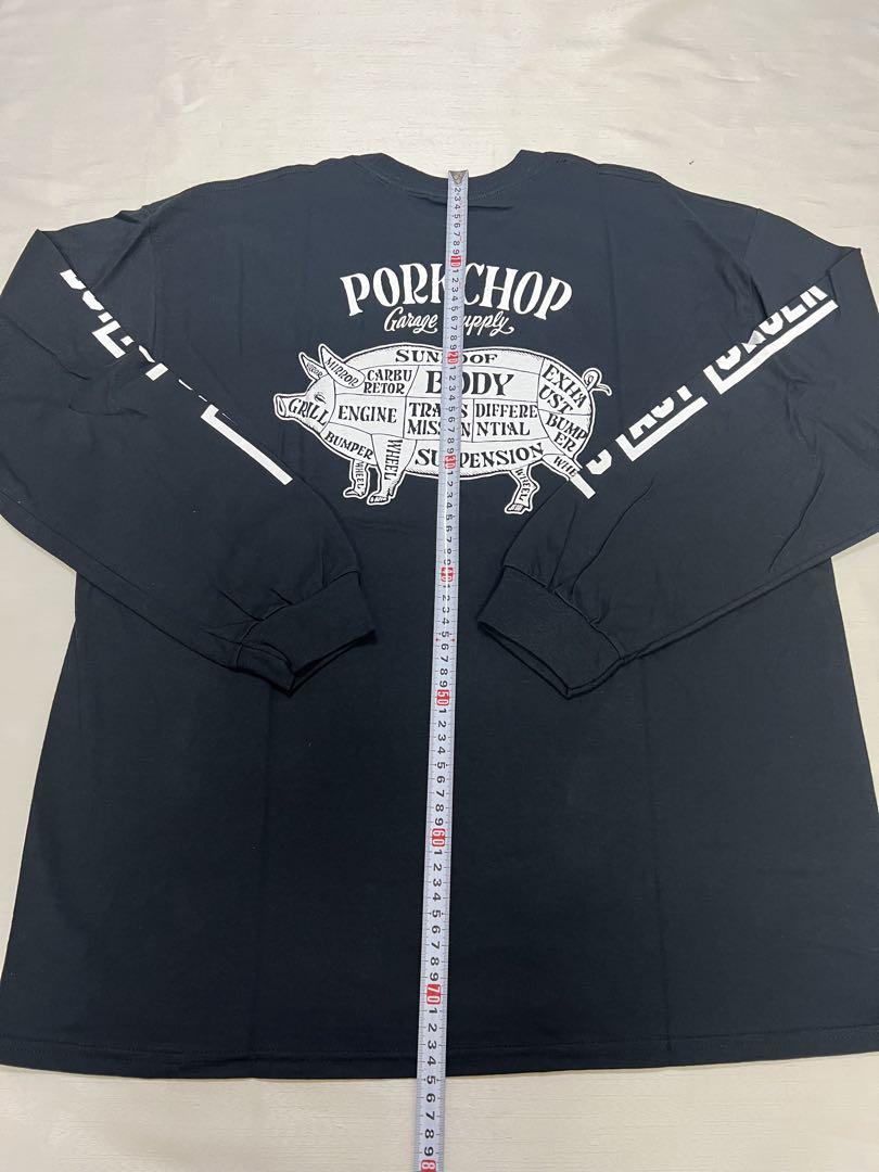 Porkchop Garage Supply 長袖カットソー L 黒