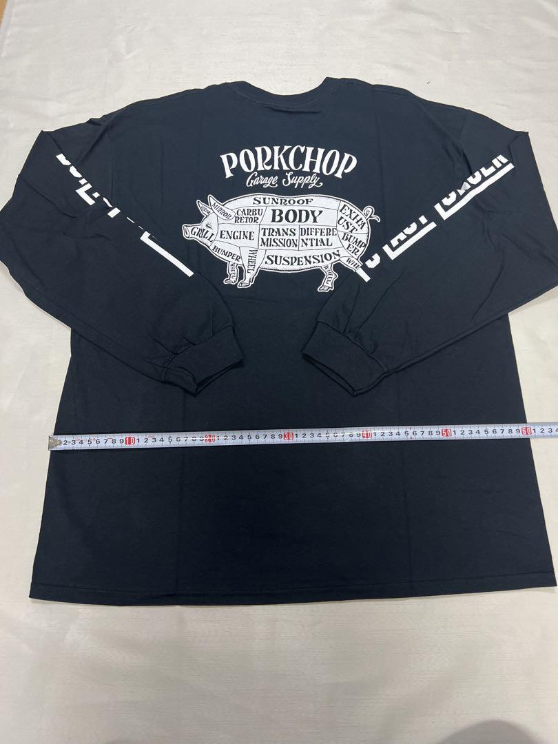 Porkchop Garage Supply 長袖カットソー L 黒