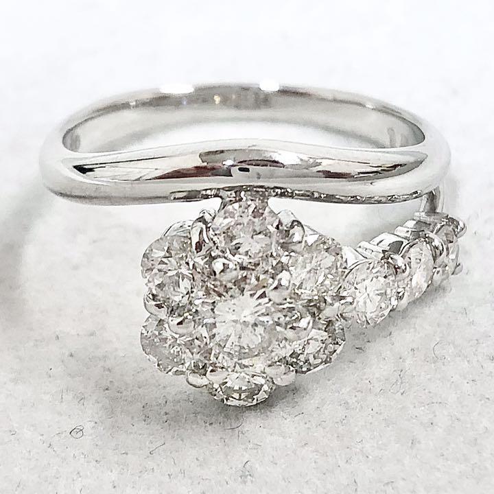 最高級 ダイヤモンド 1.50ct プラチナ Pt900 ダイヤ リング 指輪