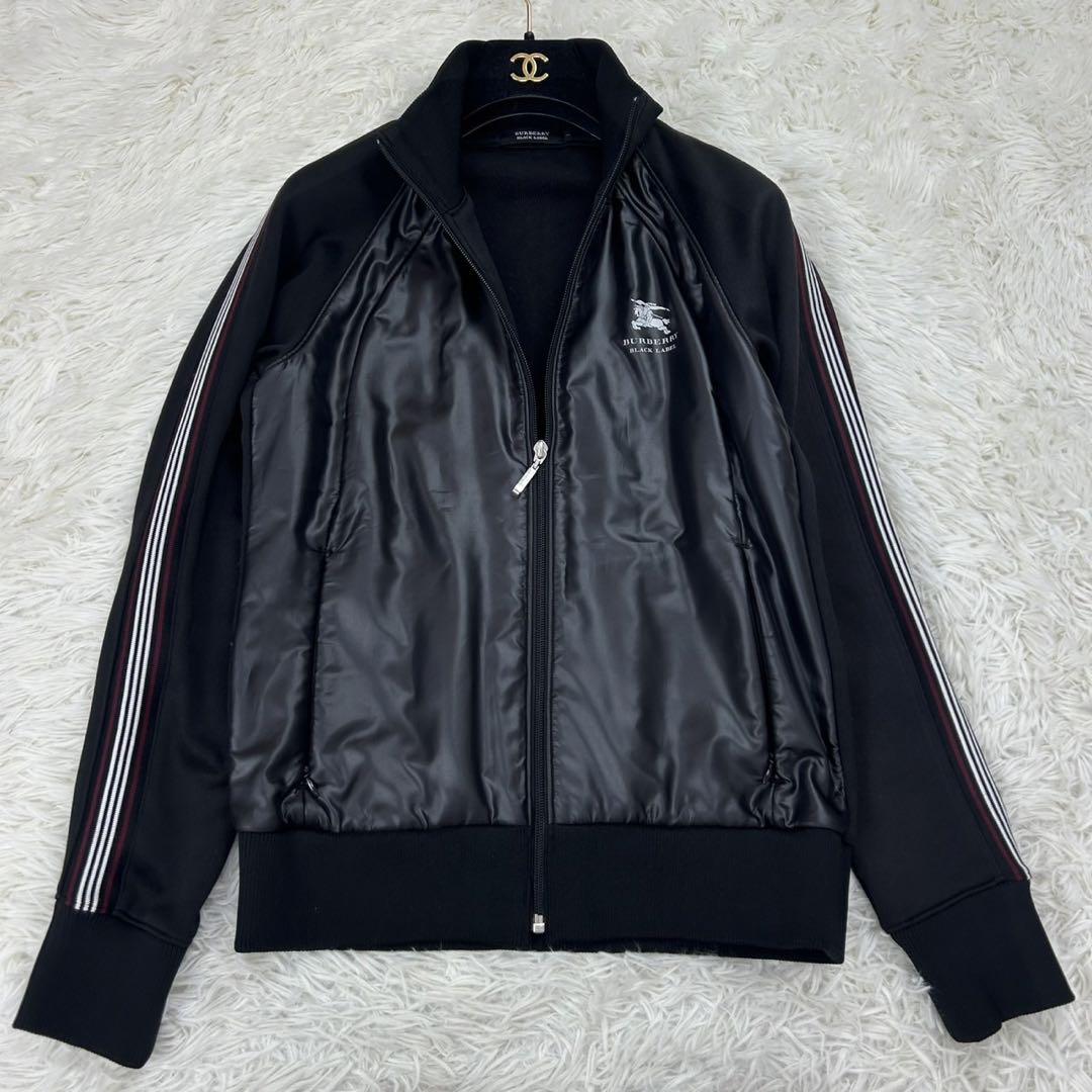 D567 美品 M 2 バーバリーブラックレーベル ナイロンジャケット メンズ
