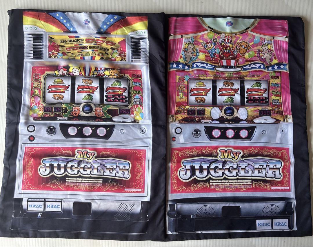 新品ジャグラー枕カバー2点レアサイズ43×63cm