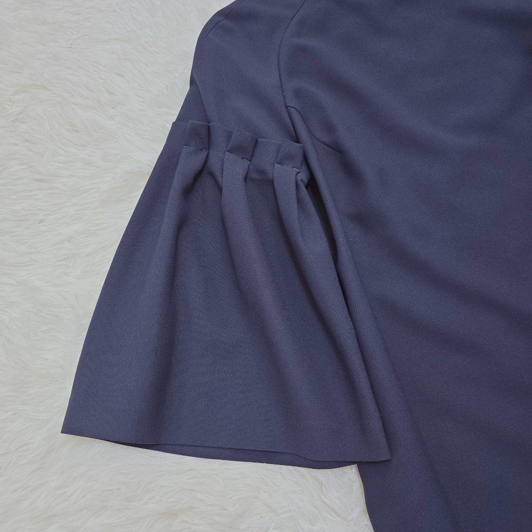 未使用級✨ADORE 　アドーア　フレアスリーブ　ワンピース　ネイビー　M