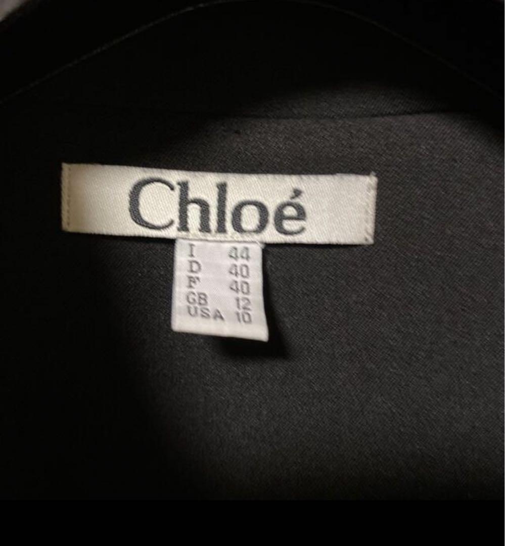 世界を買える 海外ブランド ✨値下げ✨美品【Chloe】クロエ ジャケット 40 ブラック ジャケット・アウター