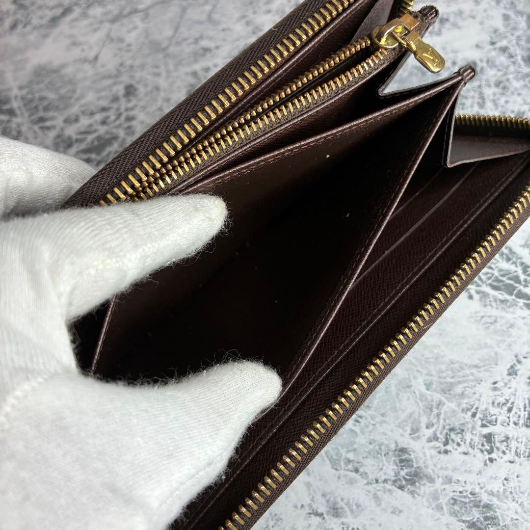 ✨LOUIS VUITTON✨　ルイヴィトン　長財布　ラウンドファスナー　ダミエ