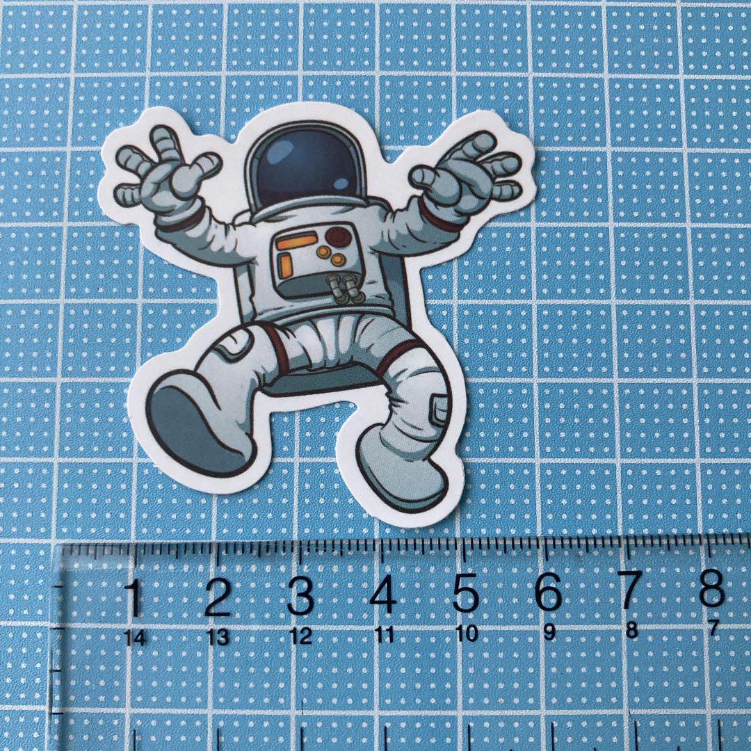 宇宙 宇宙飛行士 かっこいい かわいい ポップ 防水ステッカー 458 メルカリ