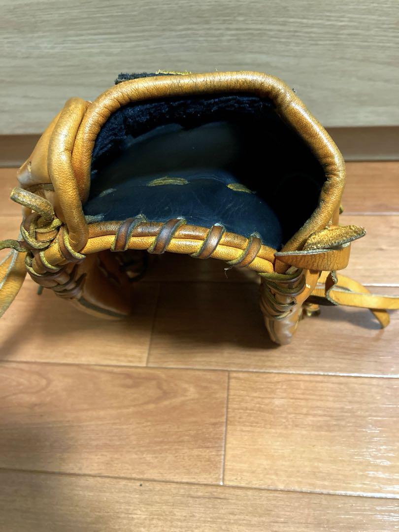 ドナイヤ 軟式グローブ / 内野用 軟式グラブ 右投げ 黒 軟式