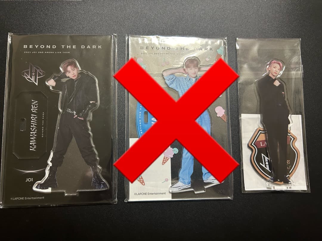 BEYOND THE DARK アクリルスタンドセット 鶴房汐恩 大平祥生 BEYOND THE DARK BTD アクスタ JO1 BEYOND THE DARK アクリル