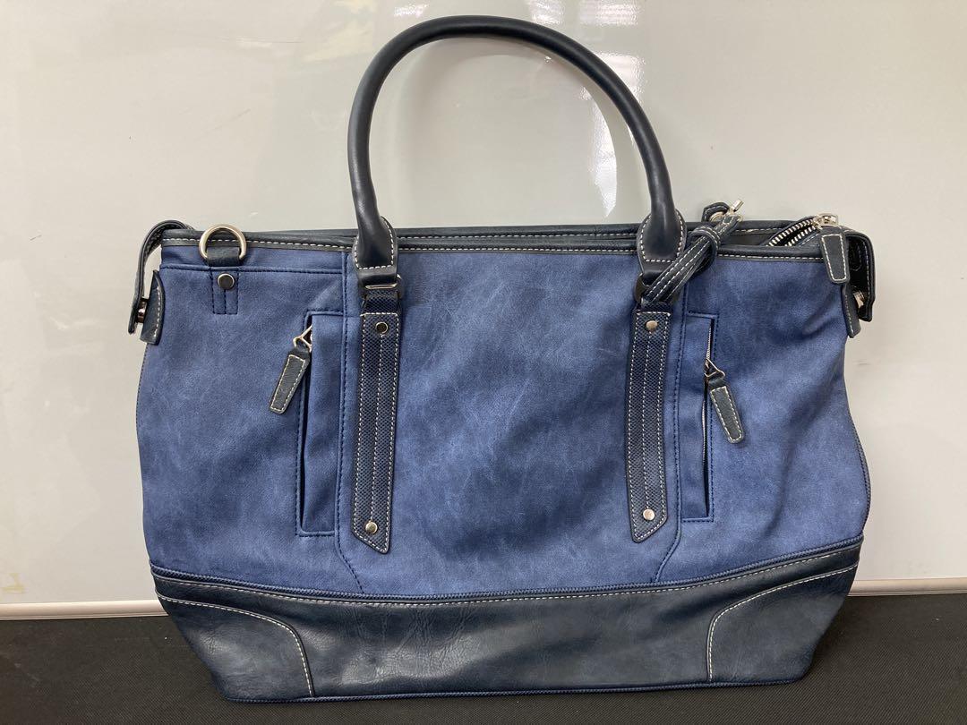 ジャンク品　一箱まとめ売りTAKAQ トートバッグ　ネイビー×ブラック