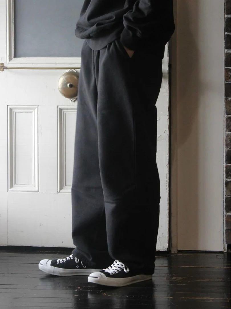 24SS comoli コットン裏毛 パンツ FADE BLACK サイズ2 - メルカリ