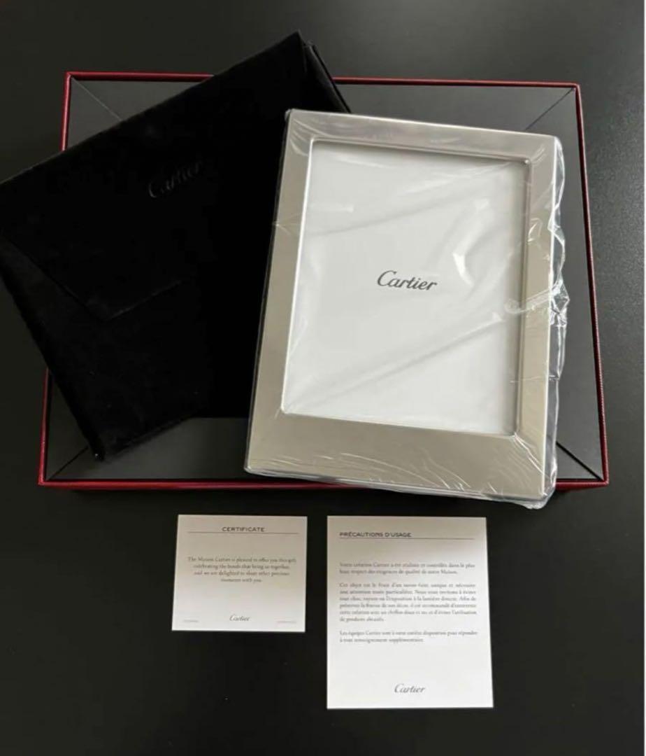 【Cartier】フォトフレーム／シルバーカラー／パンサー／写真立て