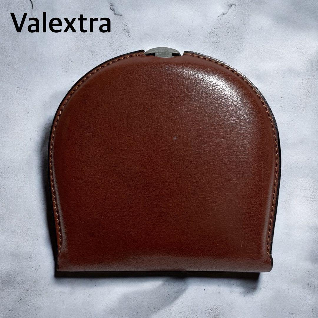 美品✨　Valextra ヴァレクストラ　フルレザー　コインケース　ブラウン