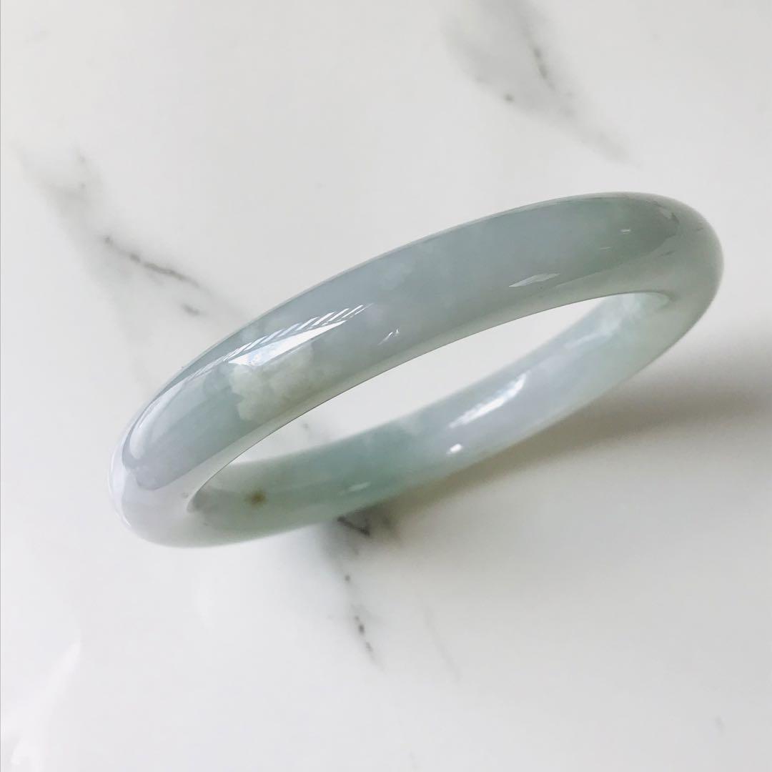 B3810-086】翡翠 ヒスイ 希少 バングル ミャンマー産 59.3mm