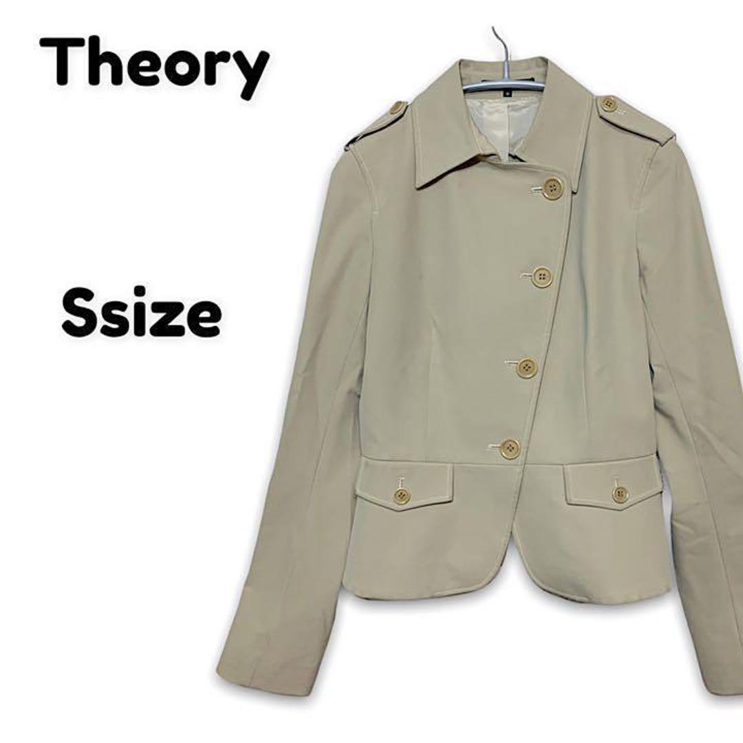 Theory セオリー ショート トレンチ ジャケット コート スプリングコート - メルカリ Theory セオリー ショート トレンチ ジャケット コート スプリングコート - メルカリ