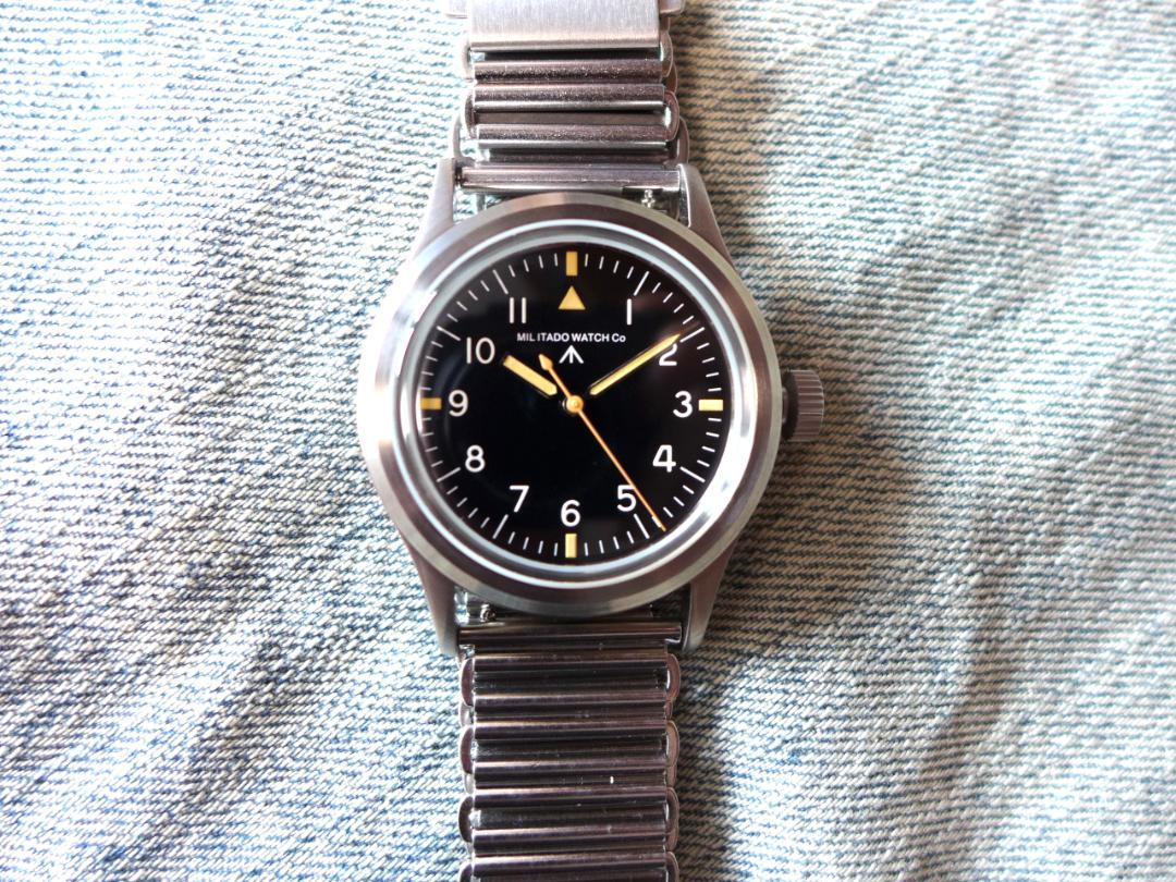 ★ Militado ML-14 パイロットウオッチ 36mm メカクォーツ