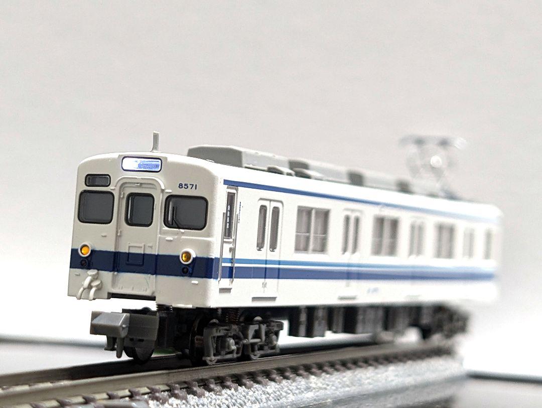 東武8000系・新製冷房車・新塗装　モハ8571＋クハ8671 ２両セット