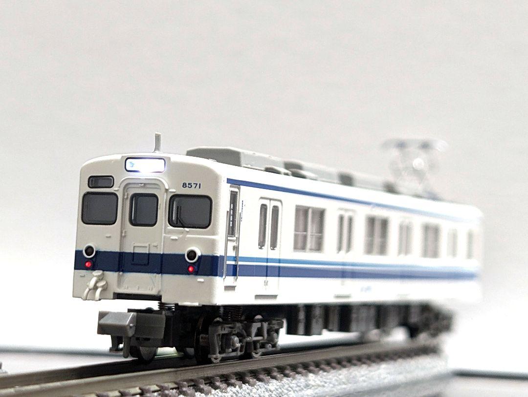 東武8000系・新製冷房車・新塗装　モハ8571＋クハ8671 ２両セット