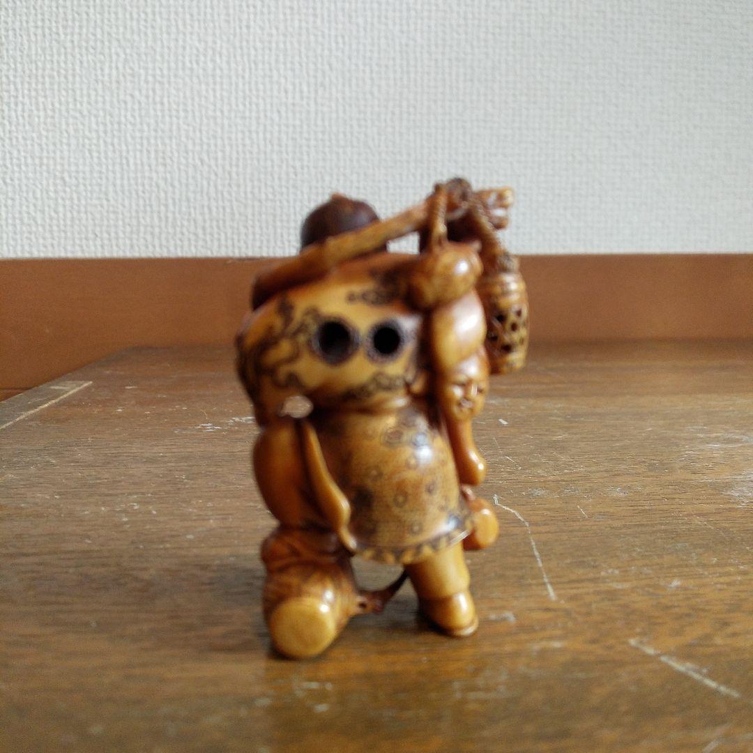 根付　彫刻　オブジェ　ホビー　骨董品　古美術品　アンティーク