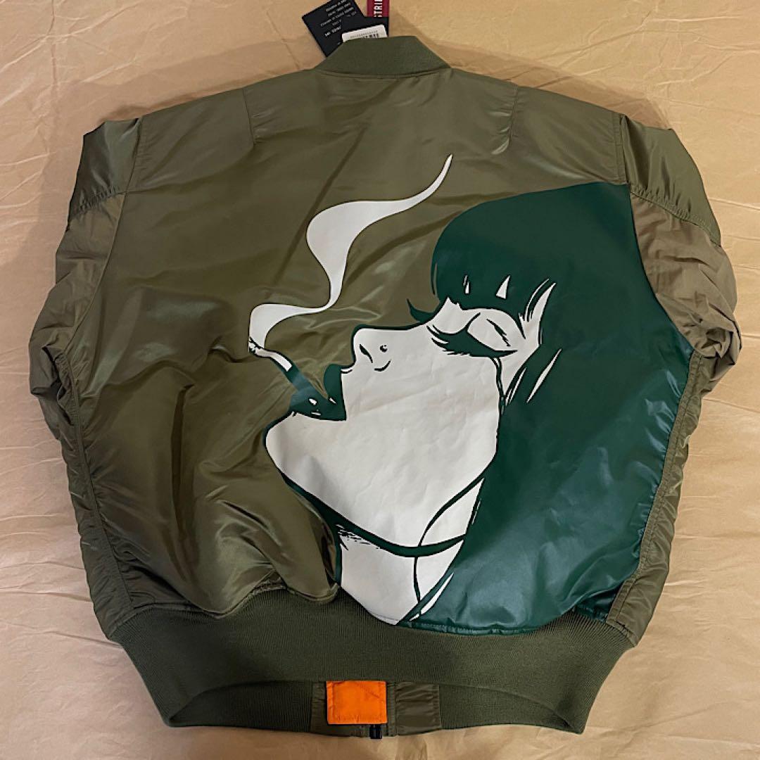 ALPHA HUF MA-1 フライト ジャケット アルファ LサイズL ALPHA INDUSTRIES
