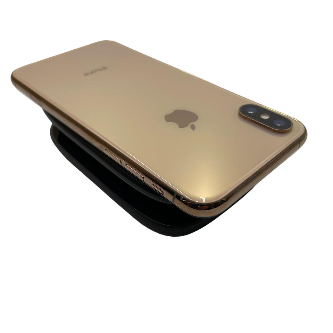 バッテリー新品 iPhoneXS 64GB SIMフリー ゴールド 完動品