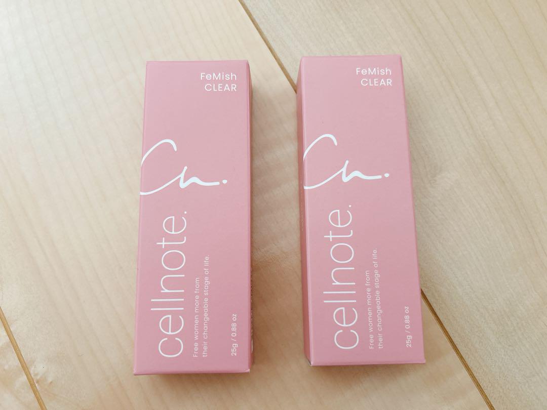 未使用品✨フェミッシュクリア 2本セット デリケートゾーン用 薬用 くすみケア クリーム cellnote. FeMish