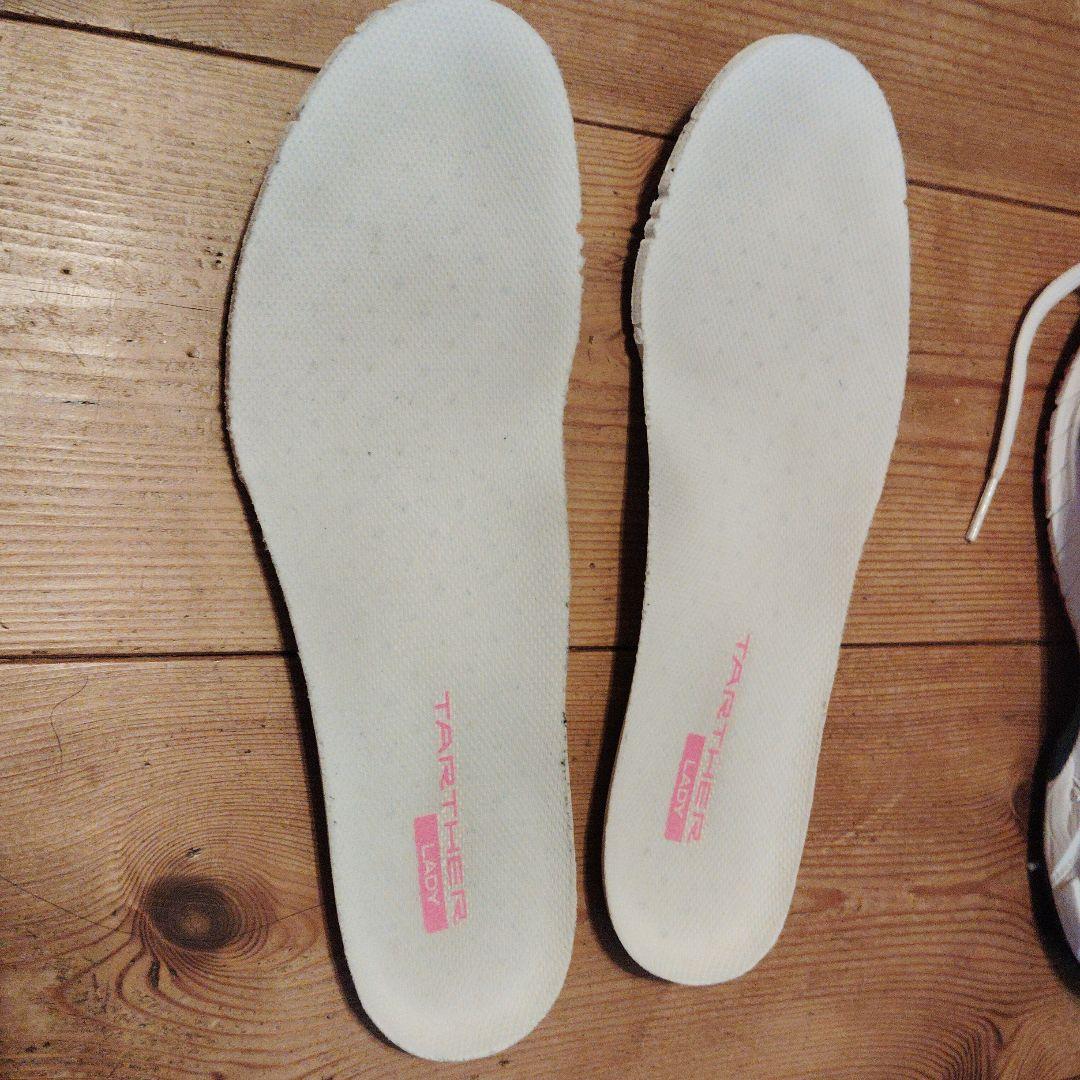 asics スパイクシューズ ホワイト/ブラック/ピンク24センチ