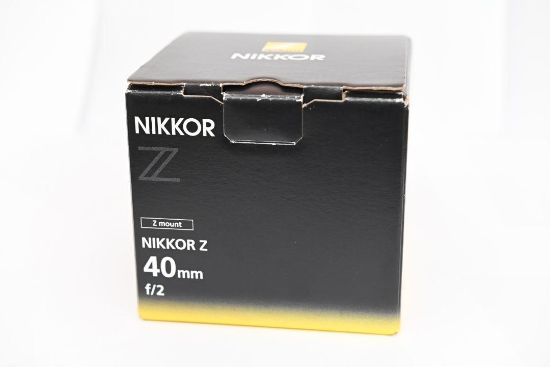 新品級 ニコン単焦点レンズ NIKKOR Z 40mm f/2