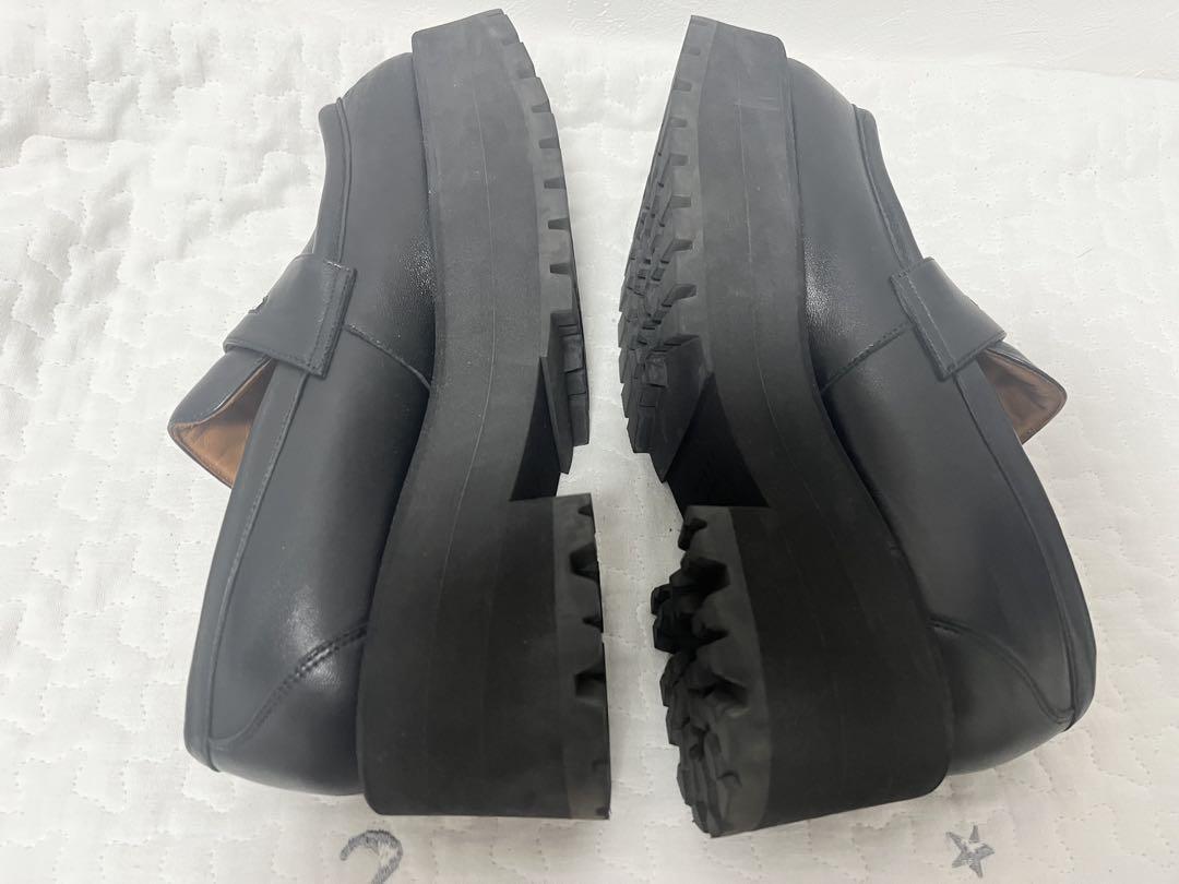 ◆◆未使用 37 jp24.0 マルニ ローファー オーバーサイズ 厚底 ◇◇一度のみ使用 24.5 MARNI マルニ ローファー オーバーサイズ
